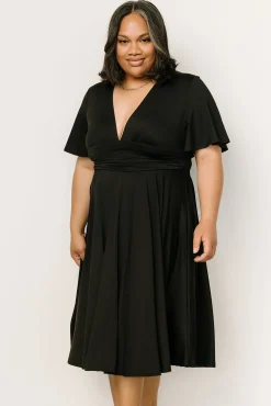 Sale Baltic Born Janette Midi Dress | Black