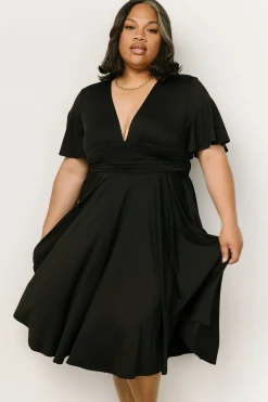 Sale Baltic Born Janette Midi Dress | Black