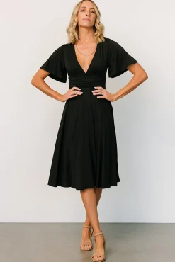 Sale Baltic Born Janette Midi Dress | Black