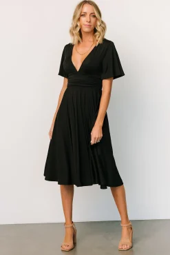 Sale Baltic Born Janette Midi Dress | Black