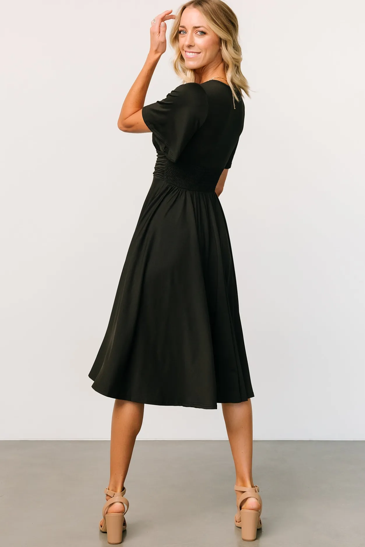 Sale Baltic Born Janette Midi Dress | Black