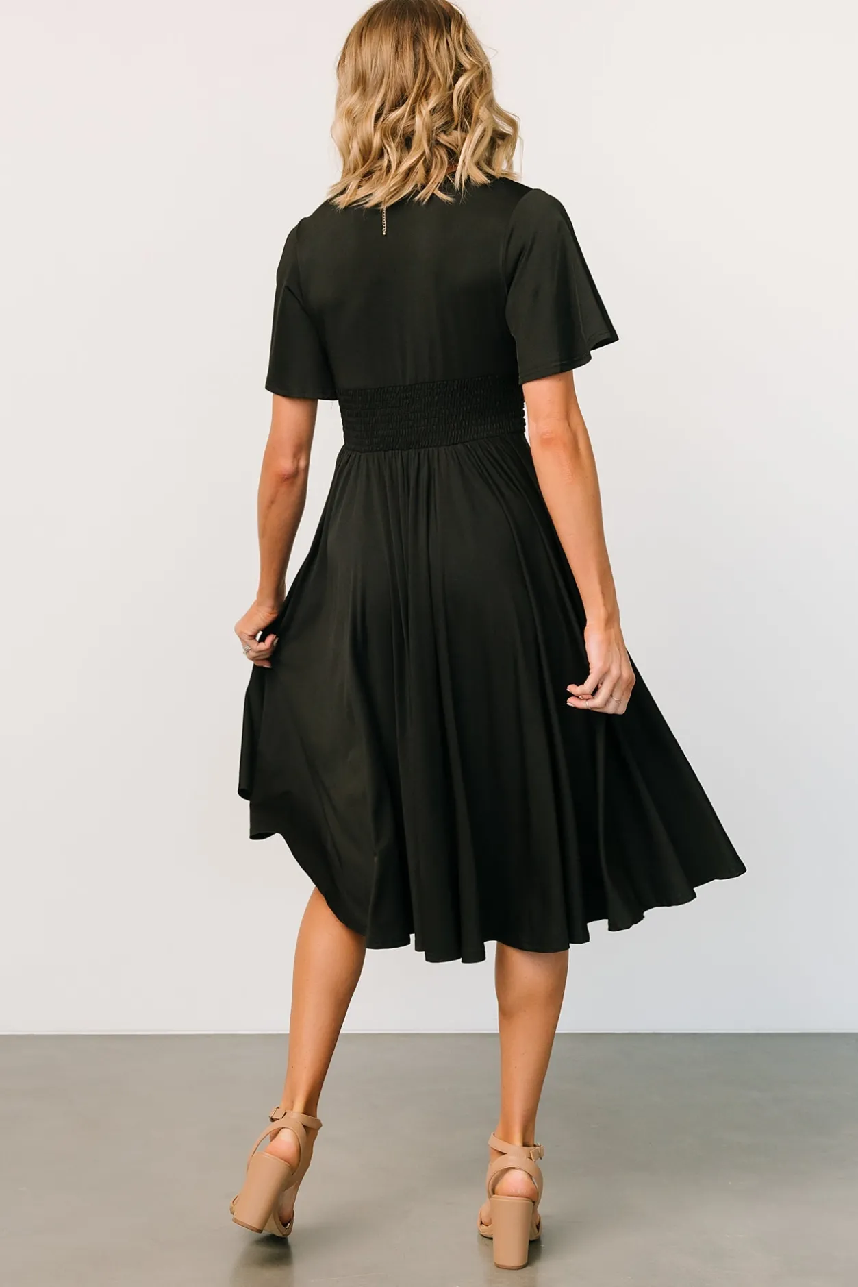 Sale Baltic Born Janette Midi Dress | Black