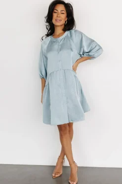 Discount Baltic Born Janice Button Dress | Blue