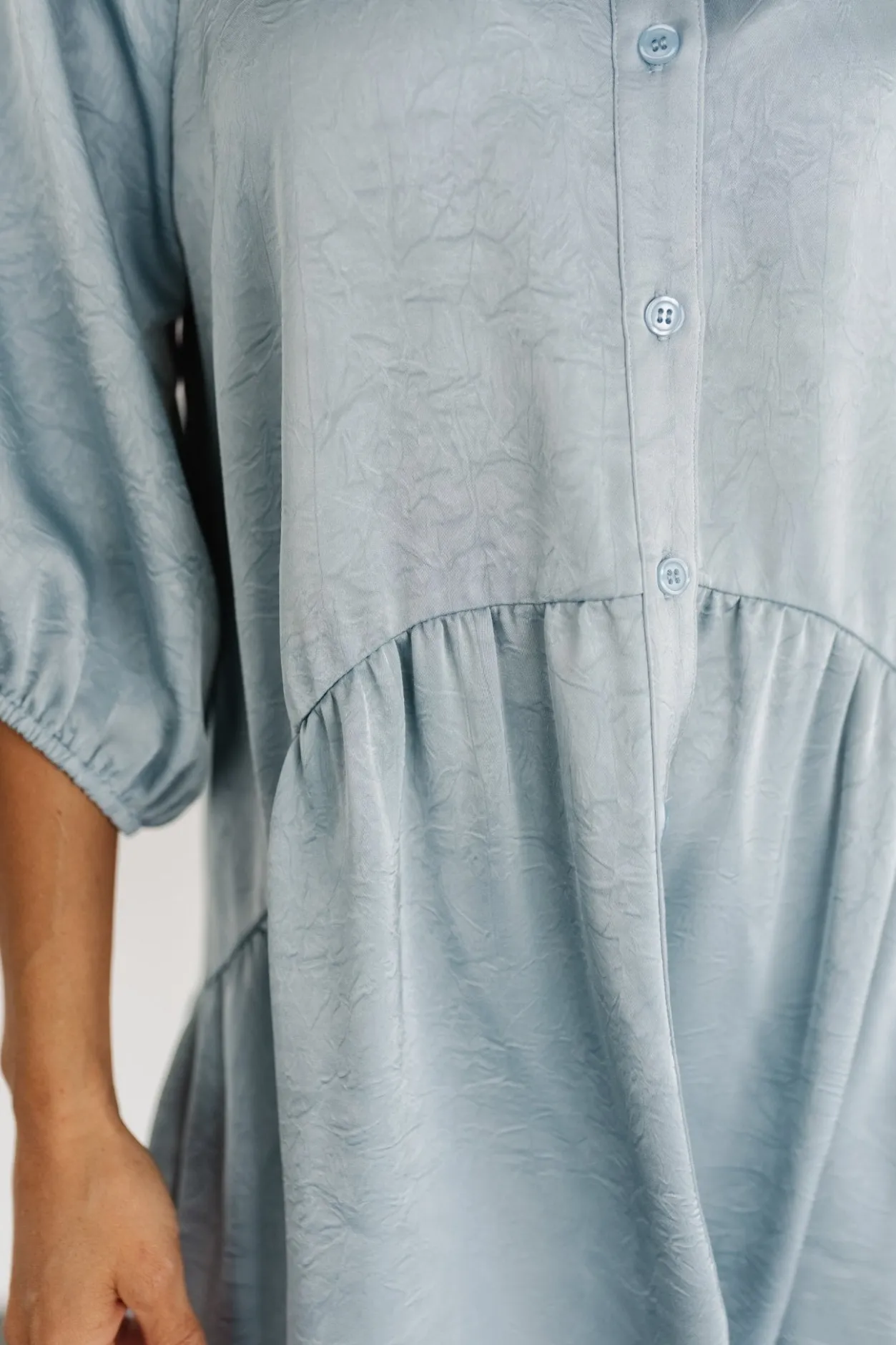 Discount Baltic Born Janice Button Dress | Blue