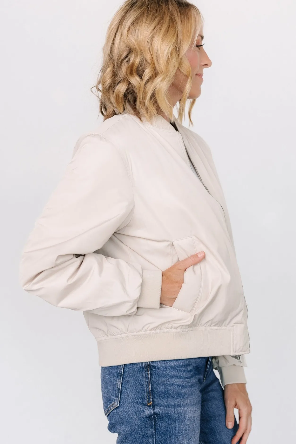 Best Baltic Born Jared Bomber Jacket | Oatmeal