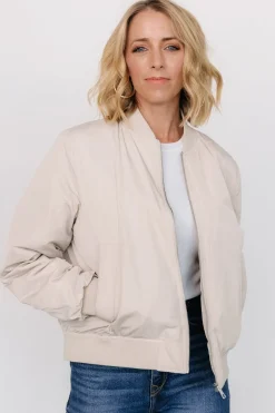 Best Baltic Born Jared Bomber Jacket | Oatmeal