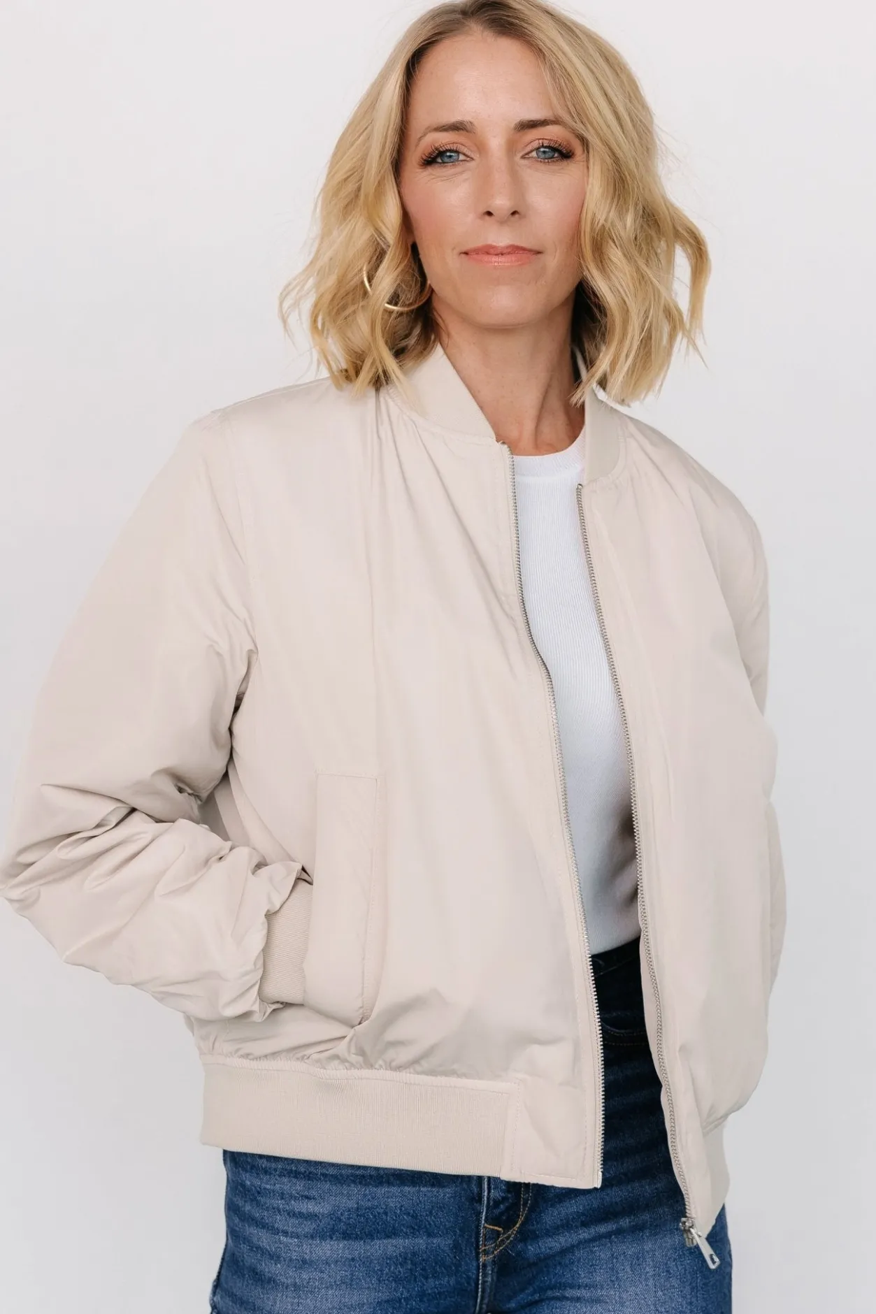 Best Baltic Born Jared Bomber Jacket | Oatmeal