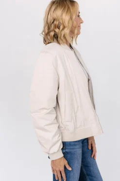 Best Baltic Born Jared Bomber Jacket | Oatmeal