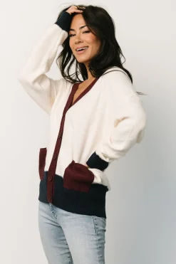 Best Baltic Born Jax Cardigan | Cream Multi CreamMulti