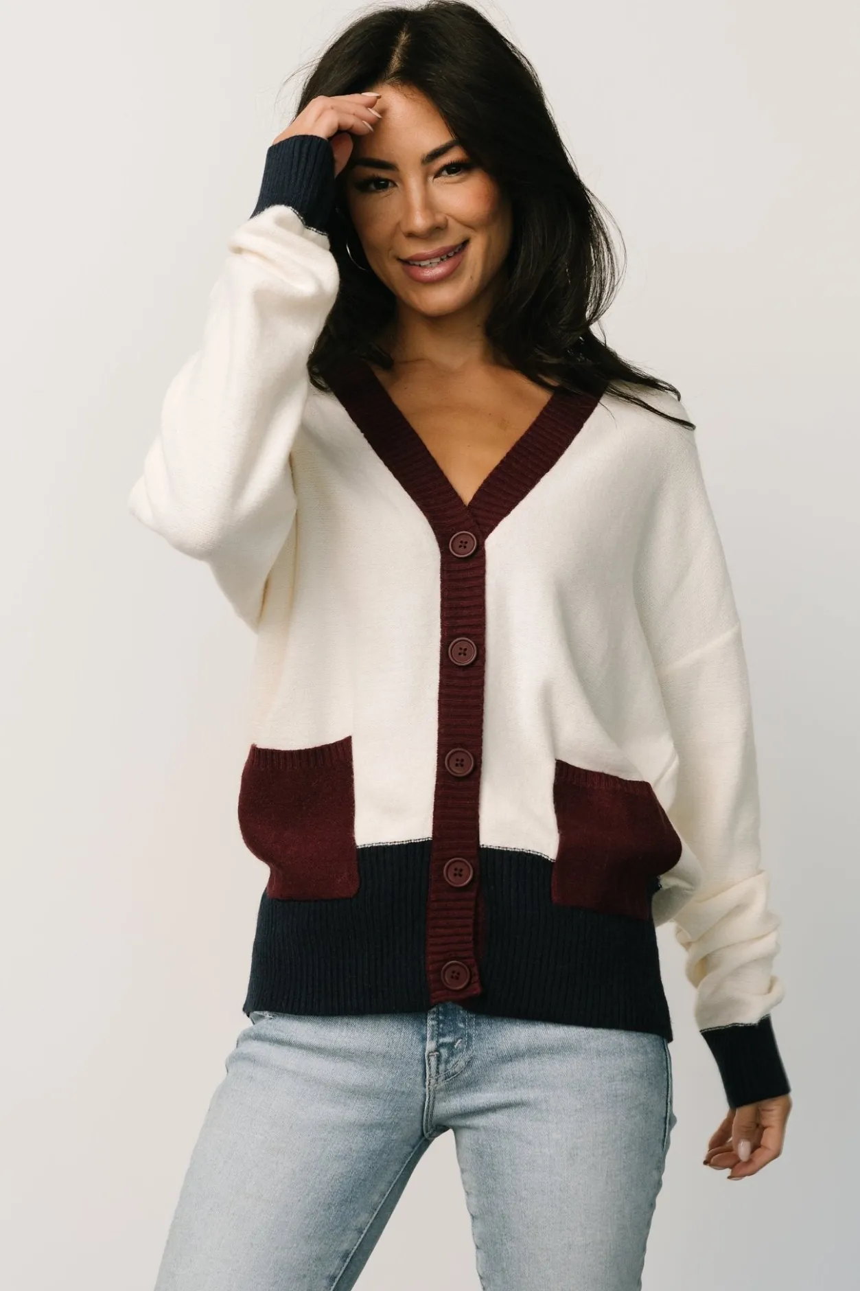 Best Baltic Born Jax Cardigan | Cream Multi CreamMulti