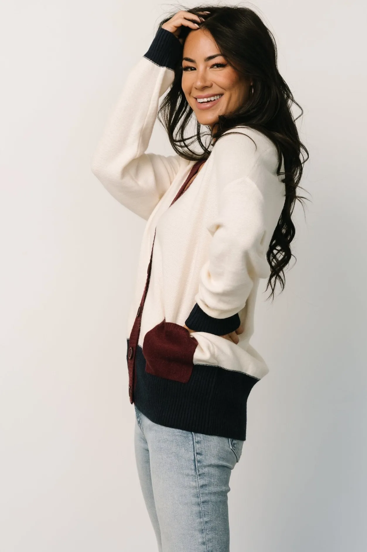 Best Baltic Born Jax Cardigan | Cream Multi CreamMulti