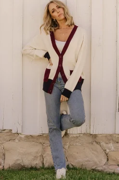 Best Baltic Born Jax Cardigan | Cream Multi CreamMulti