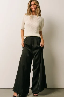Best Baltic Born Jayla Palazzo Satin Pant | Black