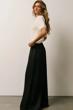 Best Baltic Born Jayla Palazzo Satin Pant | Black