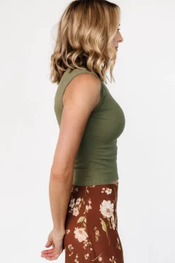 Outlet Baltic Born Jean Sleeveless Top | Olive