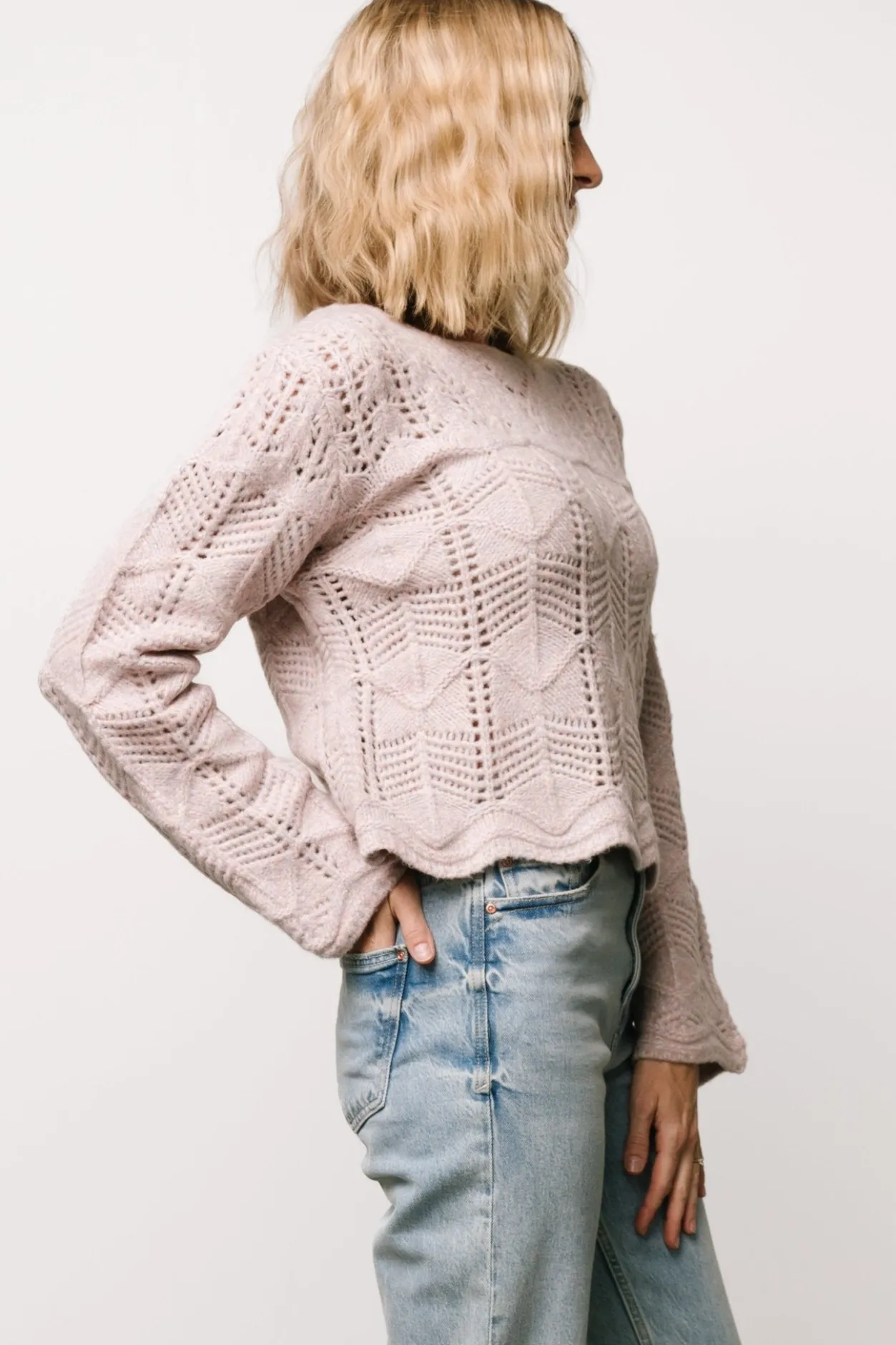 Clearance Baltic Born Jeanine Knit Sweater | Lilac