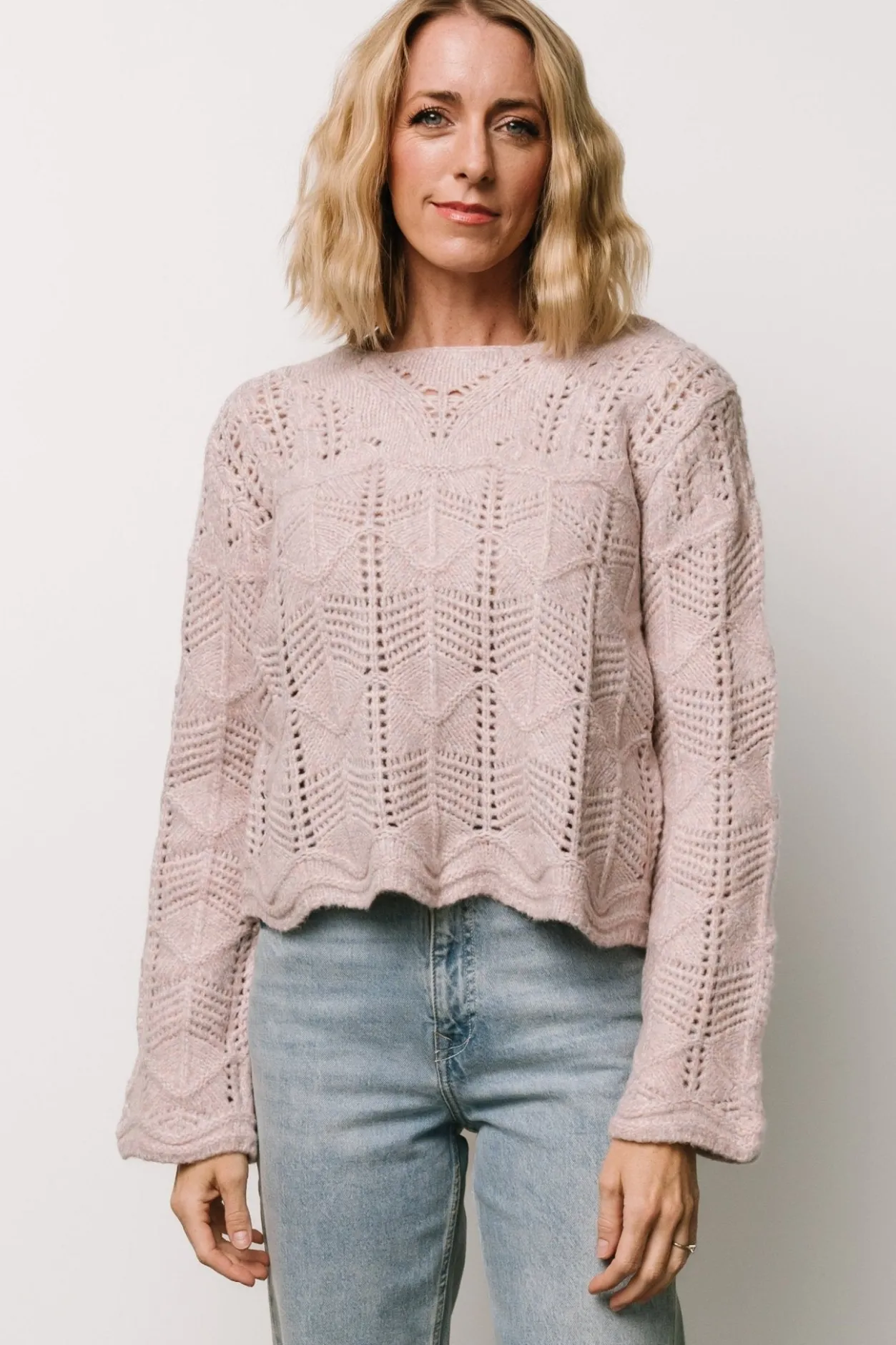 Clearance Baltic Born Jeanine Knit Sweater | Lilac