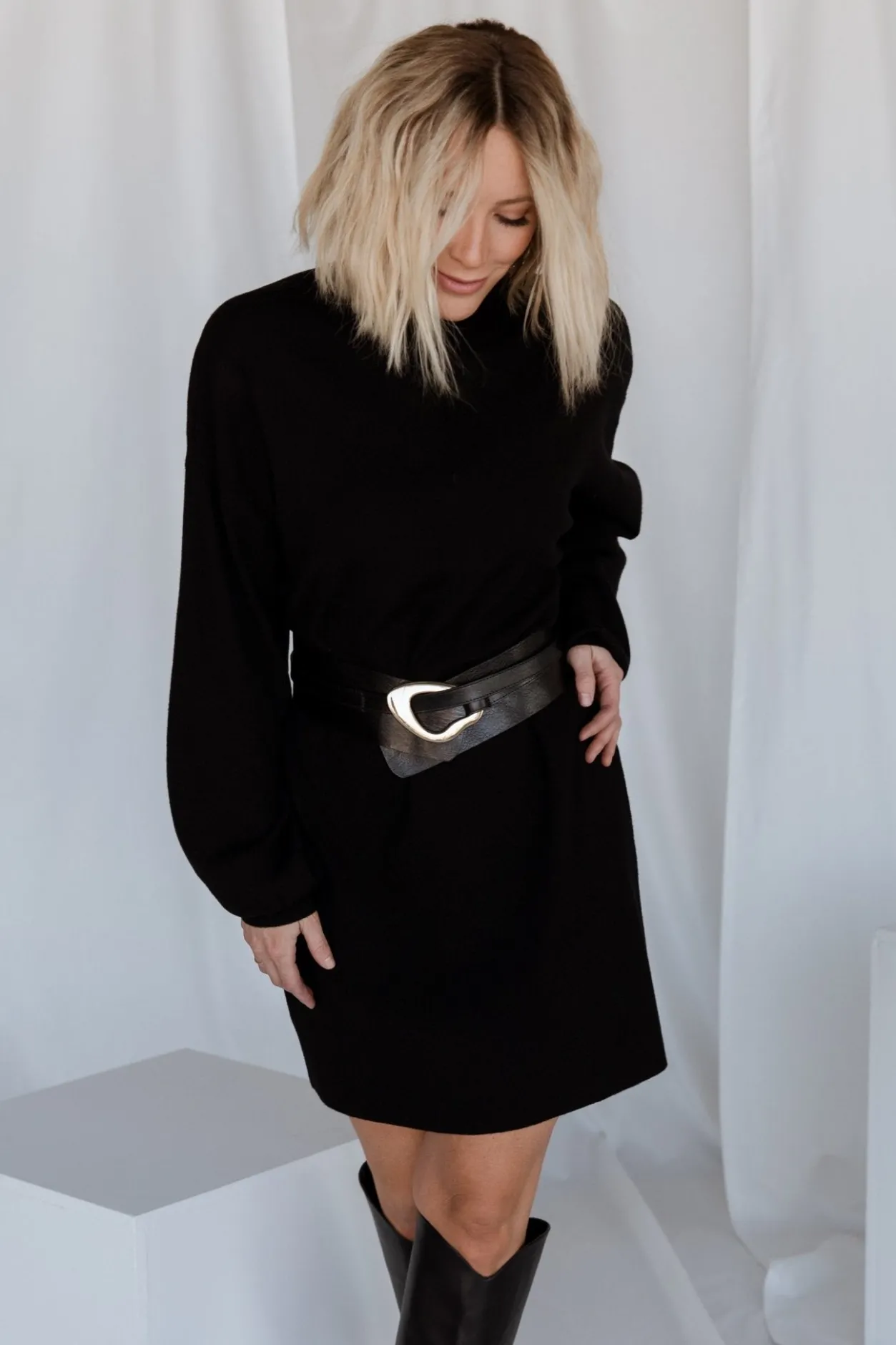 Hot Baltic Born Jennings Sweater Dress | Black