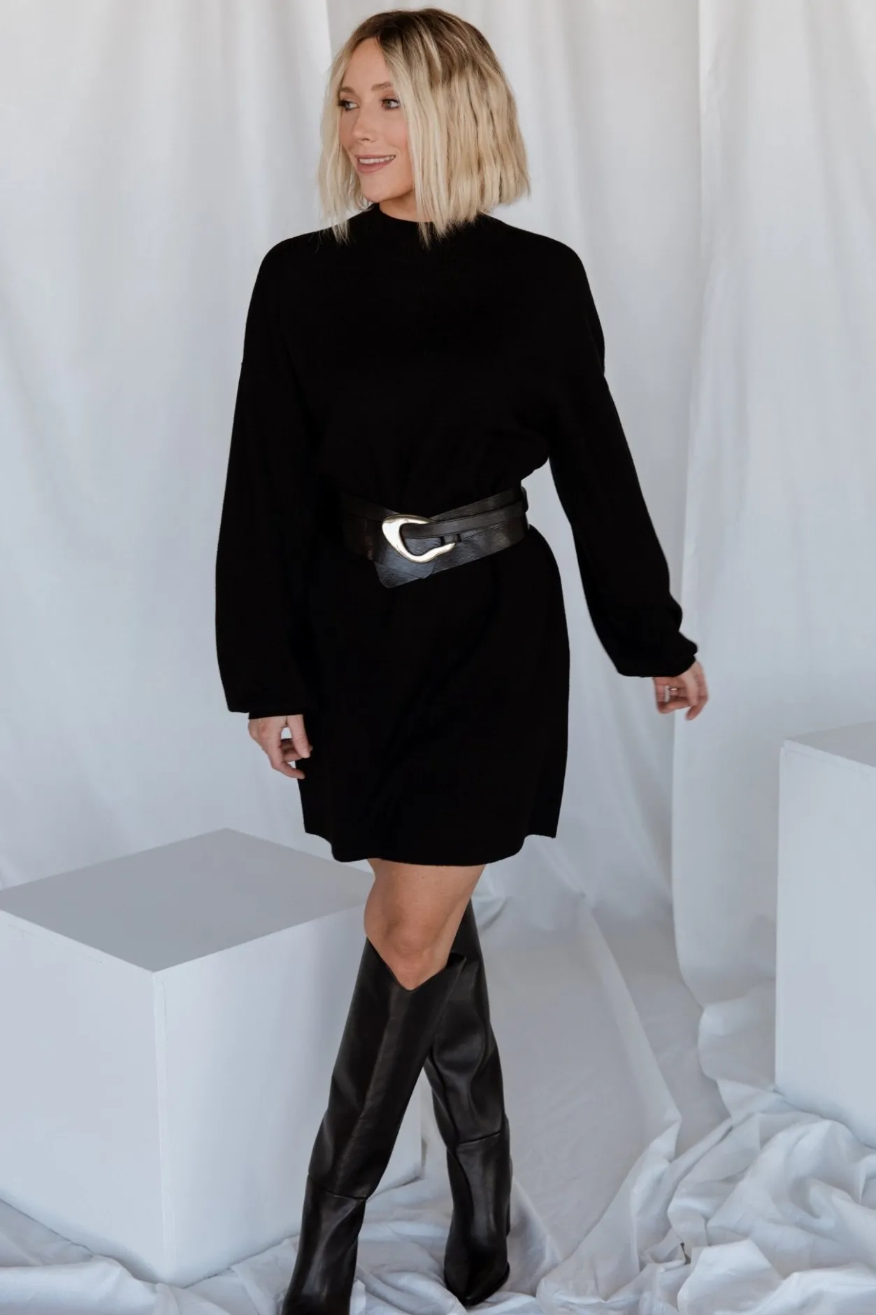 Hot Baltic Born Jennings Sweater Dress | Black