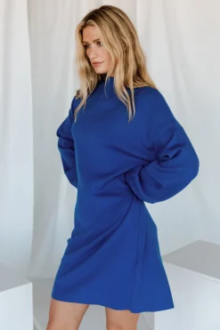 Hot Baltic Born Jennings Sweater Dress | Cobalt Blue CobaltBlue
