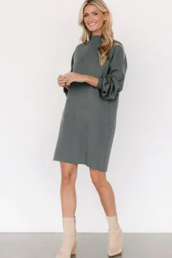 Sale Baltic Born Jennings Sweater Dress | Winter Green WinterGreen