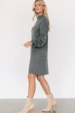 Sale Baltic Born Jennings Sweater Dress | Winter Green WinterGreen