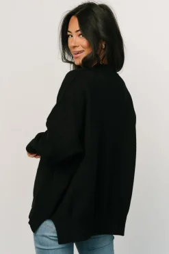 Clearance Baltic Born Jeremiah Knit Sweater | Black