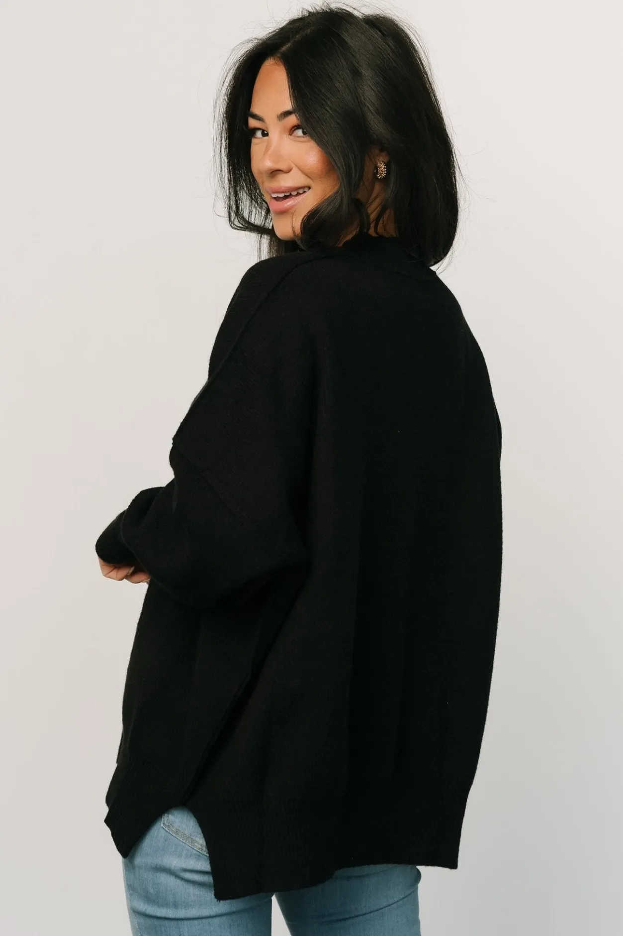 Clearance Baltic Born Jeremiah Knit Sweater | Black