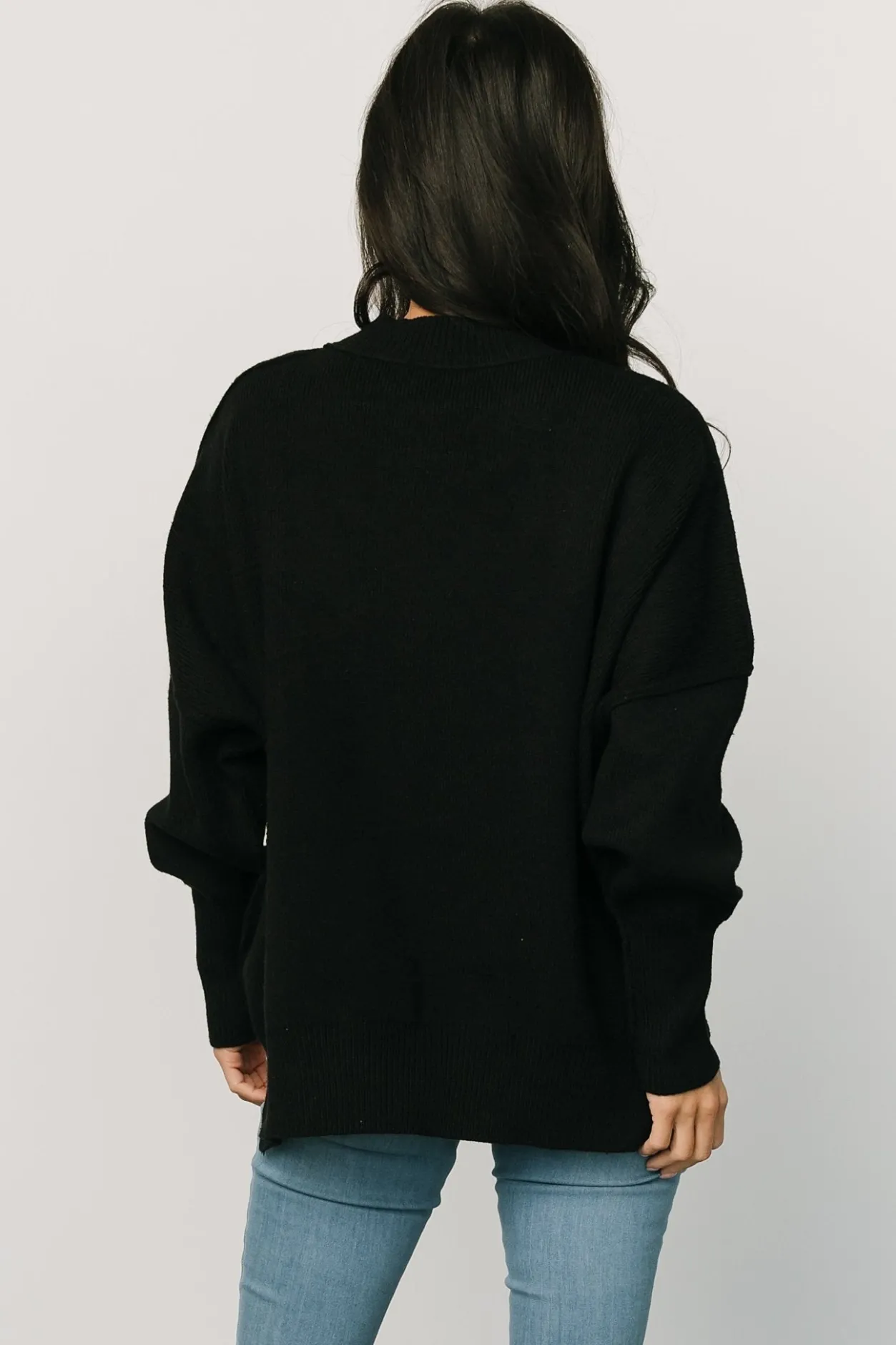 Clearance Baltic Born Jeremiah Knit Sweater | Black
