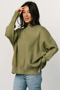 Hot Baltic Born Jeremiah Knit Sweater | Olive