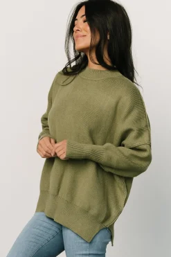 Hot Baltic Born Jeremiah Knit Sweater | Olive
