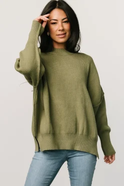 Hot Baltic Born Jeremiah Knit Sweater | Olive
