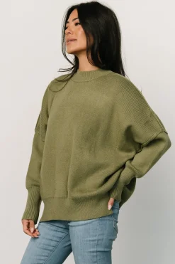 Hot Baltic Born Jeremiah Knit Sweater | Olive
