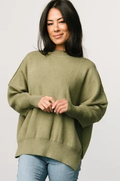 Hot Baltic Born Jeremiah Knit Sweater | Olive