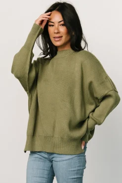 Hot Baltic Born Jeremiah Knit Sweater | Olive