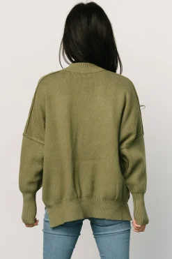 Hot Baltic Born Jeremiah Knit Sweater | Olive