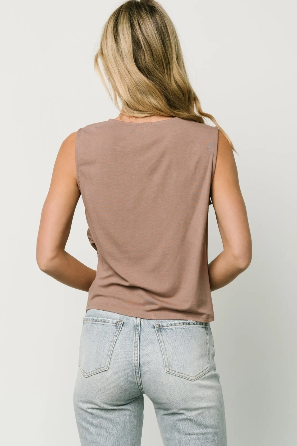 New Baltic Born Jia Ruched Tank Top | Light Mocha LightMocha