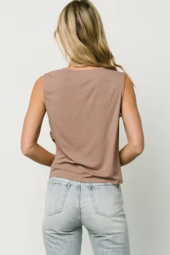 New Baltic Born Jia Ruched Tank Top | Light Mocha LightMocha