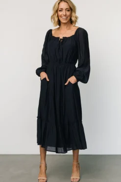 Sale Baltic Born Joelle Midi Dress | Navy