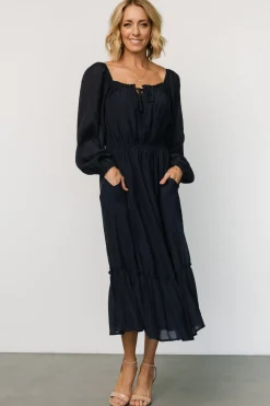 Sale Baltic Born Joelle Midi Dress | Navy