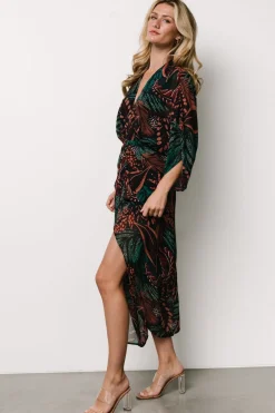 Online Baltic Born Johana Midi Dress | Midnight Multi Print MidnightMultiPrint