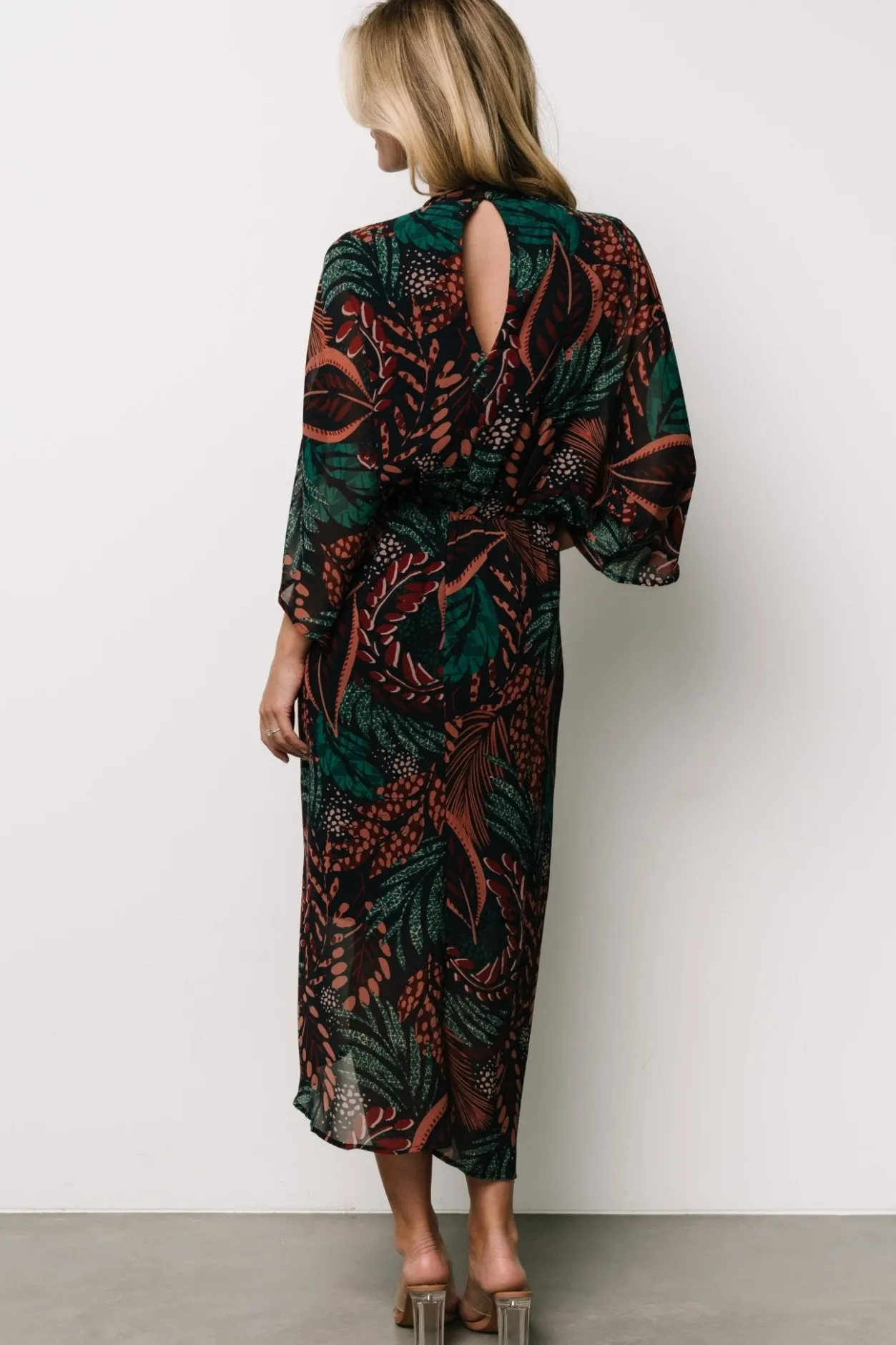 Online Baltic Born Johana Midi Dress | Midnight Multi Print MidnightMultiPrint