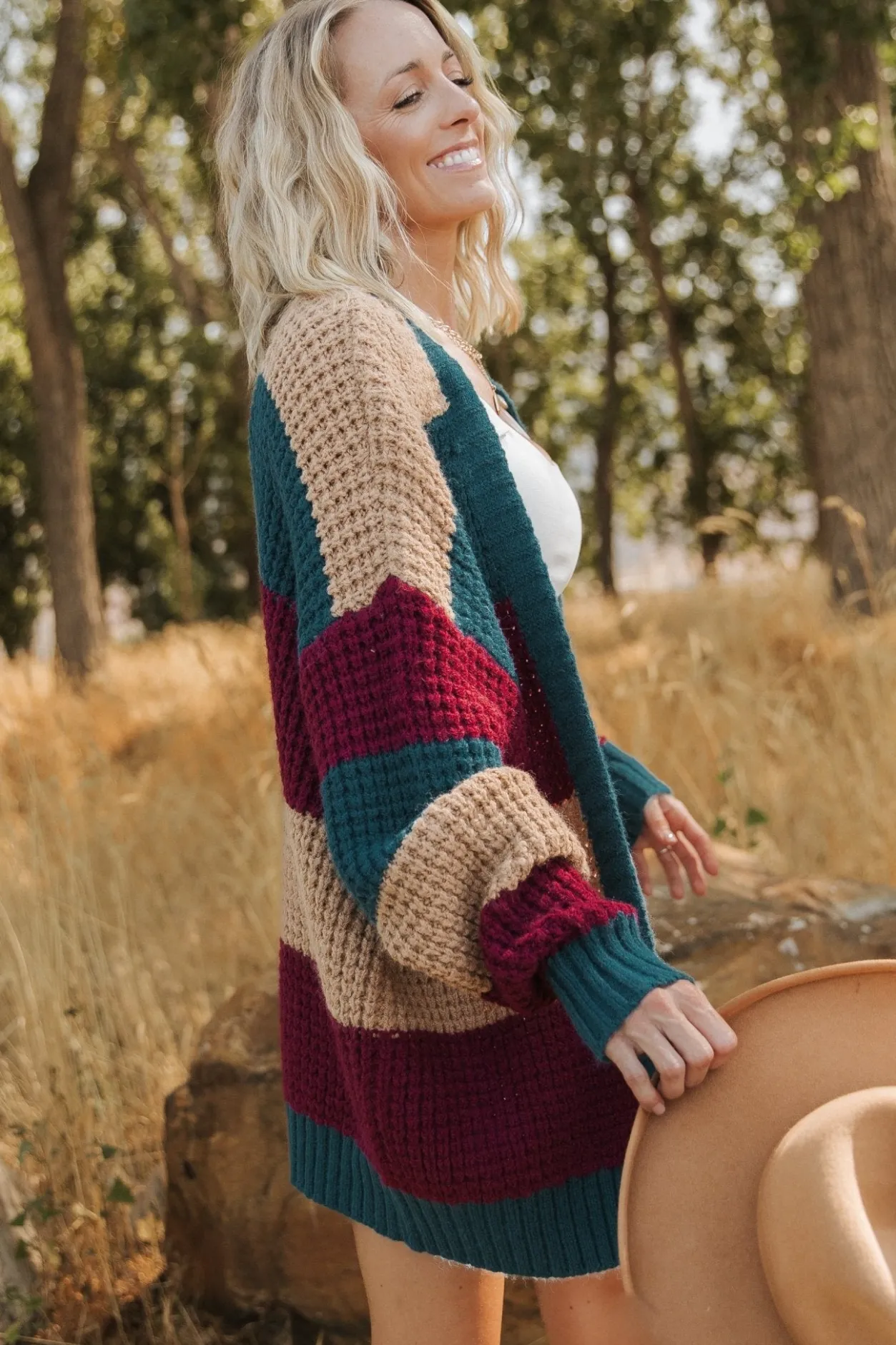 Best Baltic Born Jonah Chunky Knit Cardigan | Deep Topaz Multi DeepTopazMulti