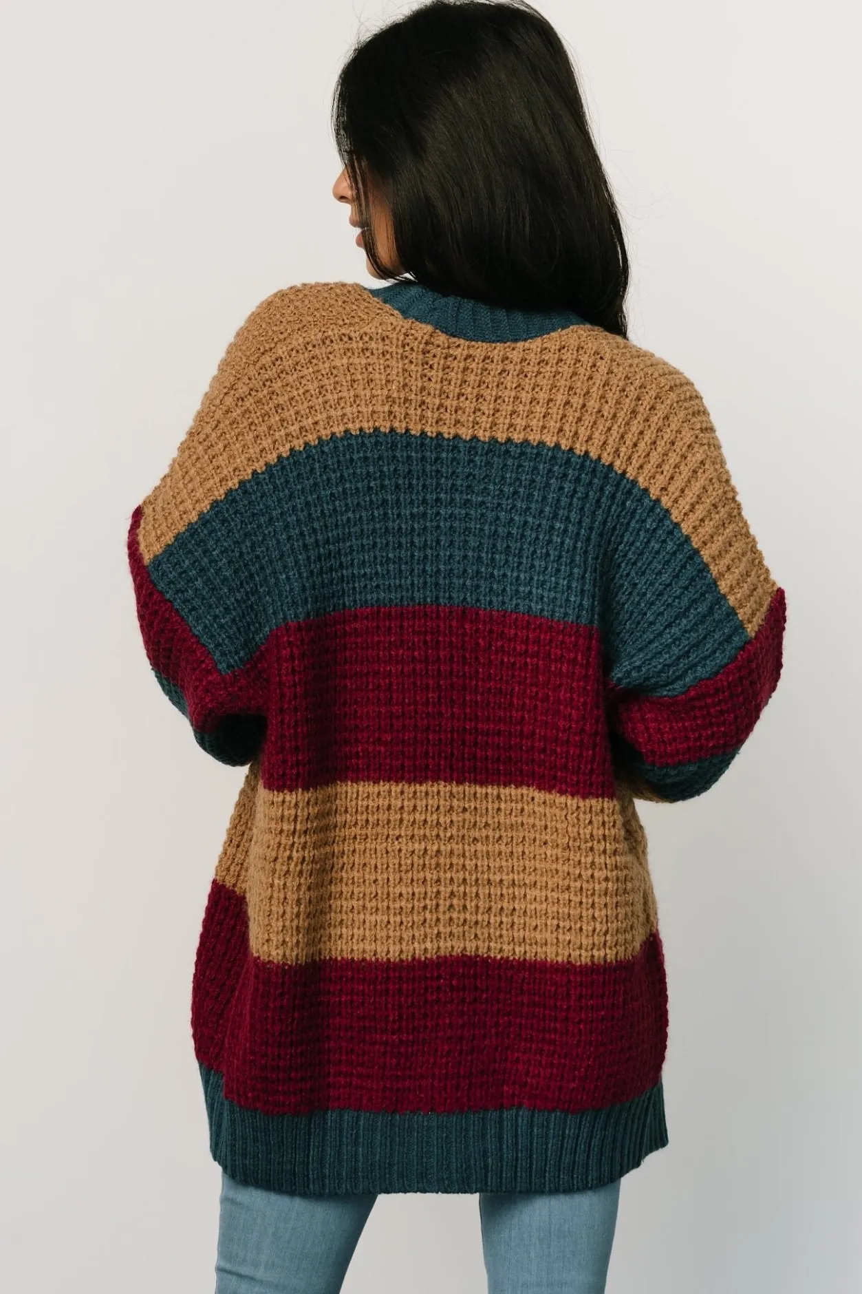 Best Baltic Born Jonah Chunky Knit Cardigan | Deep Topaz Multi DeepTopazMulti