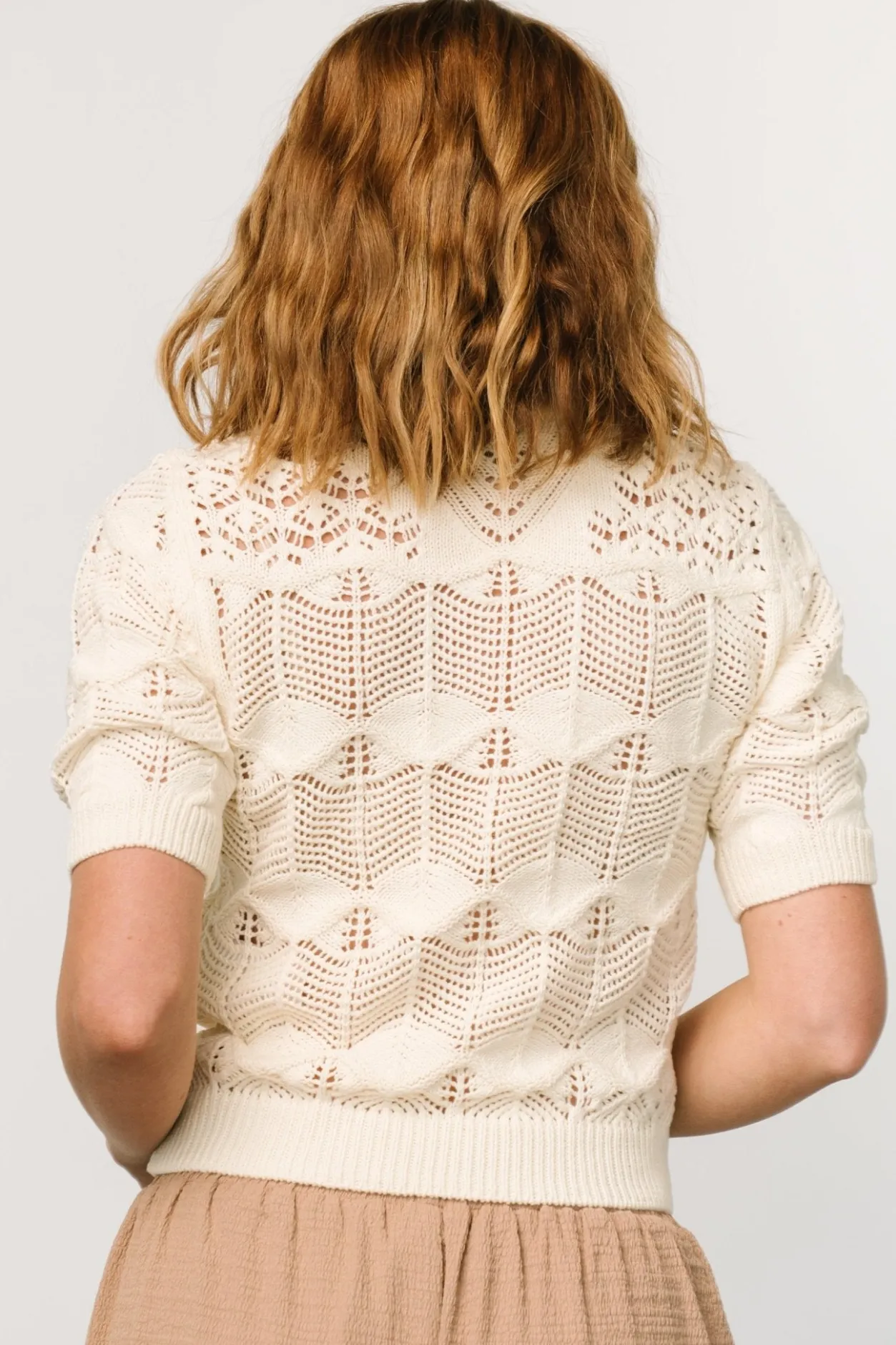 Sale Baltic Born Josella Knit Top | Ivory