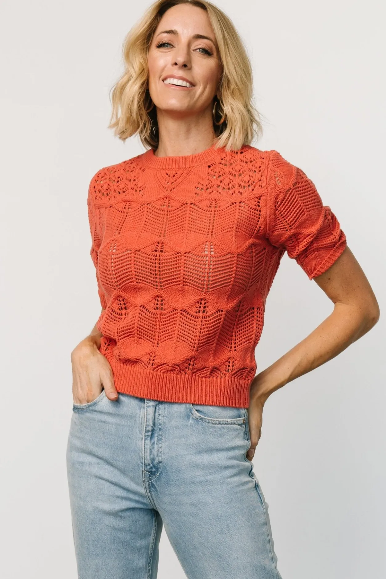 Discount Baltic Born Josella Knit Top | Rust