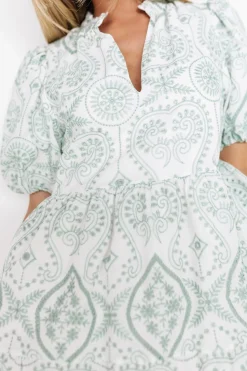 Best Baltic Born Josie Eyelet Babydoll Dress | White + Sage White+Sage