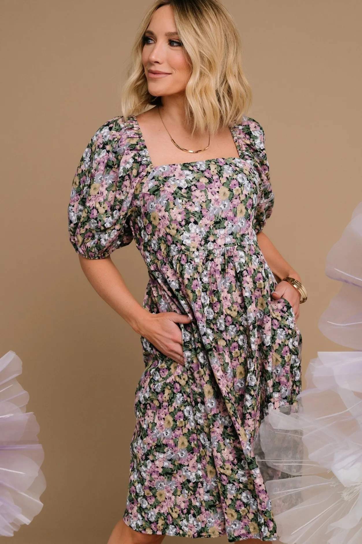 Online Baltic Born Joyce Corduroy Dress | Multi
