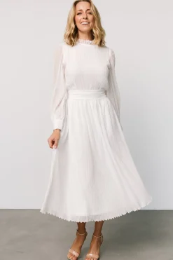 Hot Baltic Born Julie Long Sleeve Dress | Off White OffWhite