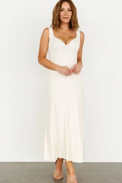 Best Baltic Born Justine Ribbed Tank Maxi Dress | Cream